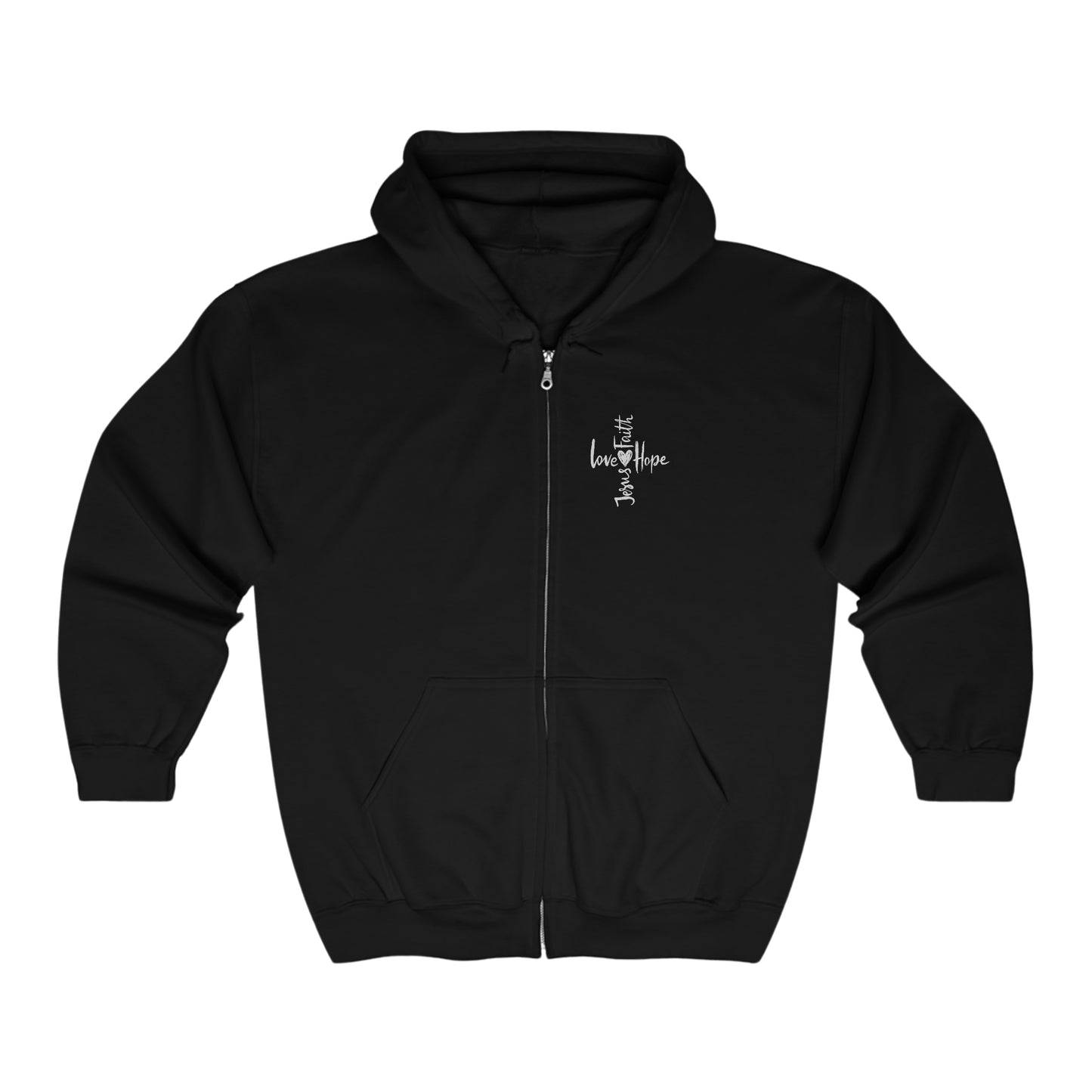 Rejoice In Hope Unisex Heavy Blend™ Full Zip Hooded Sweatshirt