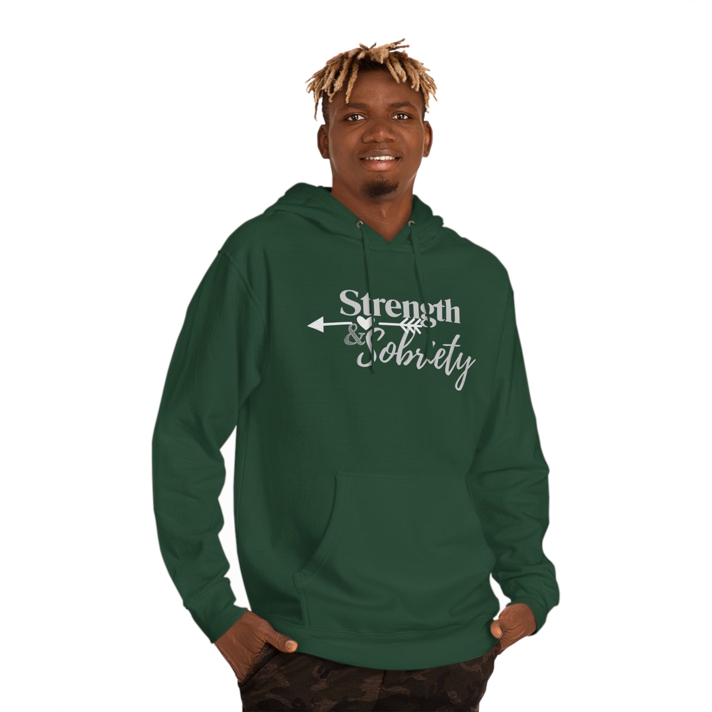 Strength & Sobriety Unisex Hooded Sweatshirt