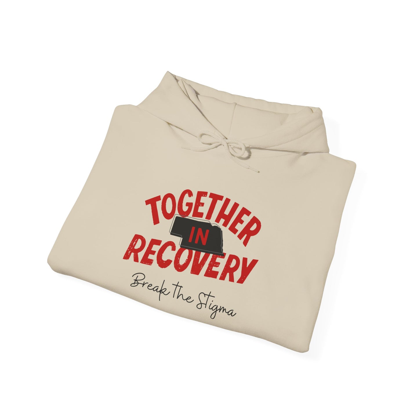 Together in Recovery (Nebraska) Unisex Heavy Blend™ Hooded Sweatshirt