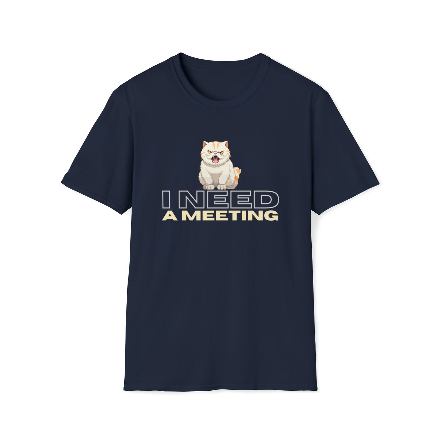 I Need a Meeting Unisex Softstyle T-Shirt