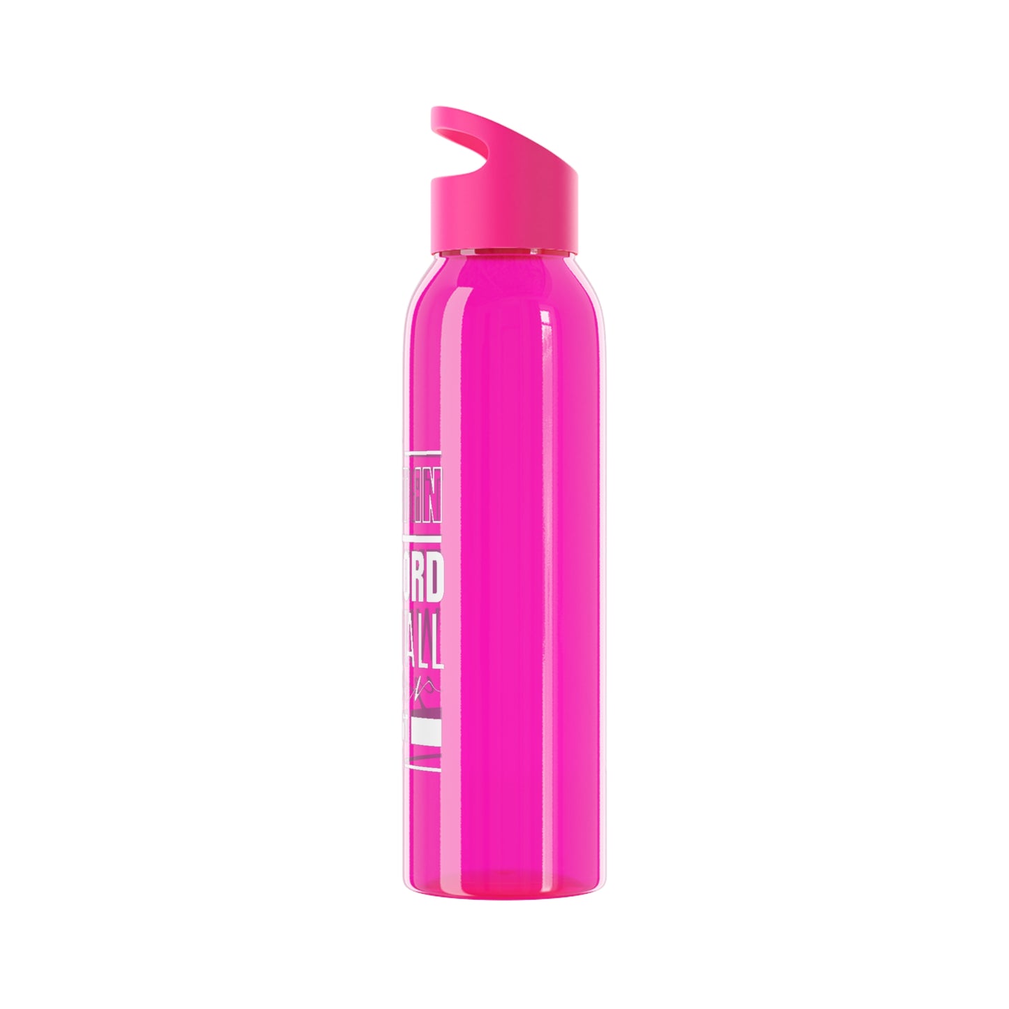 Trust in the Lord Pink Water Bottle