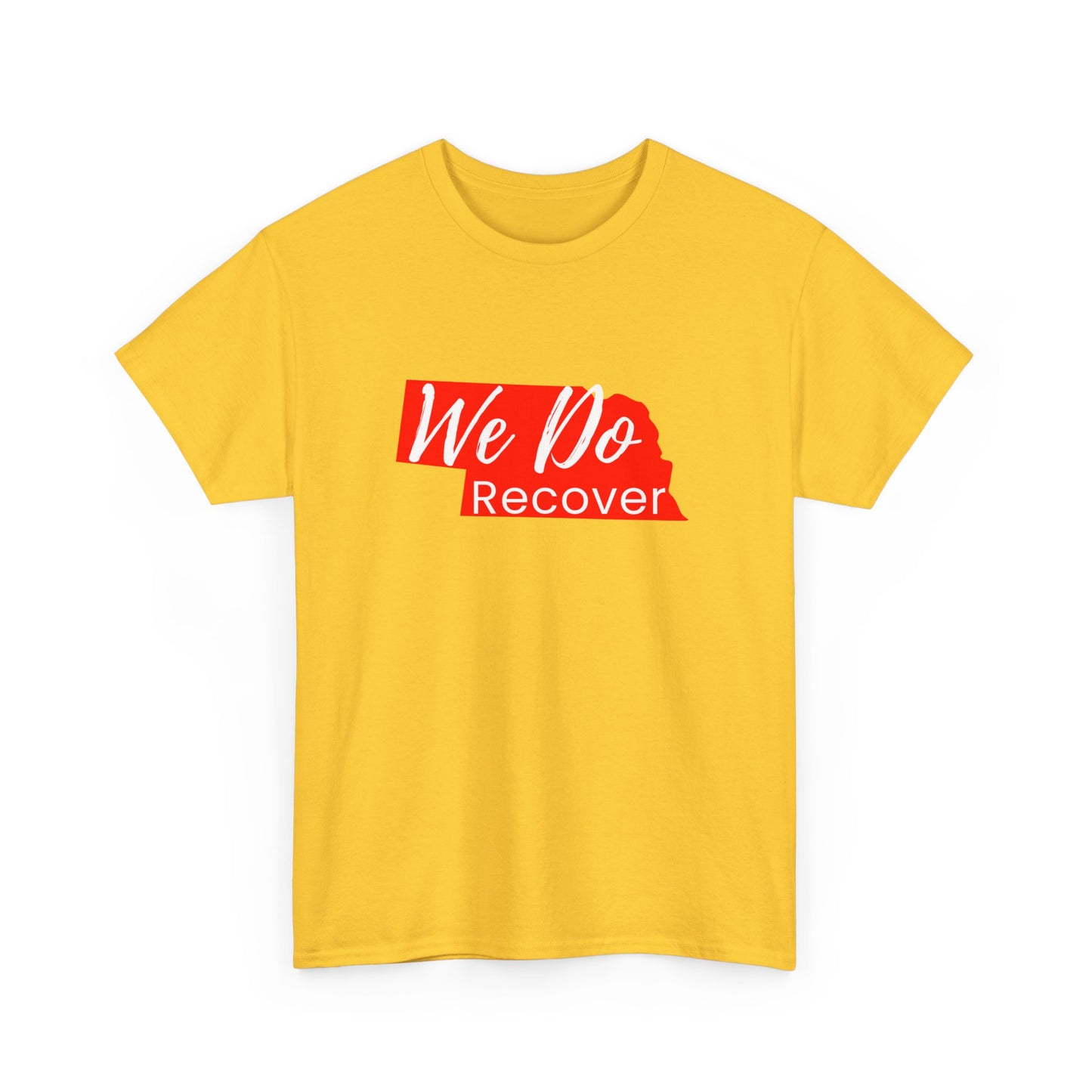 We Do Recover (Nebraska) Unisex Heavy Cotton Tee