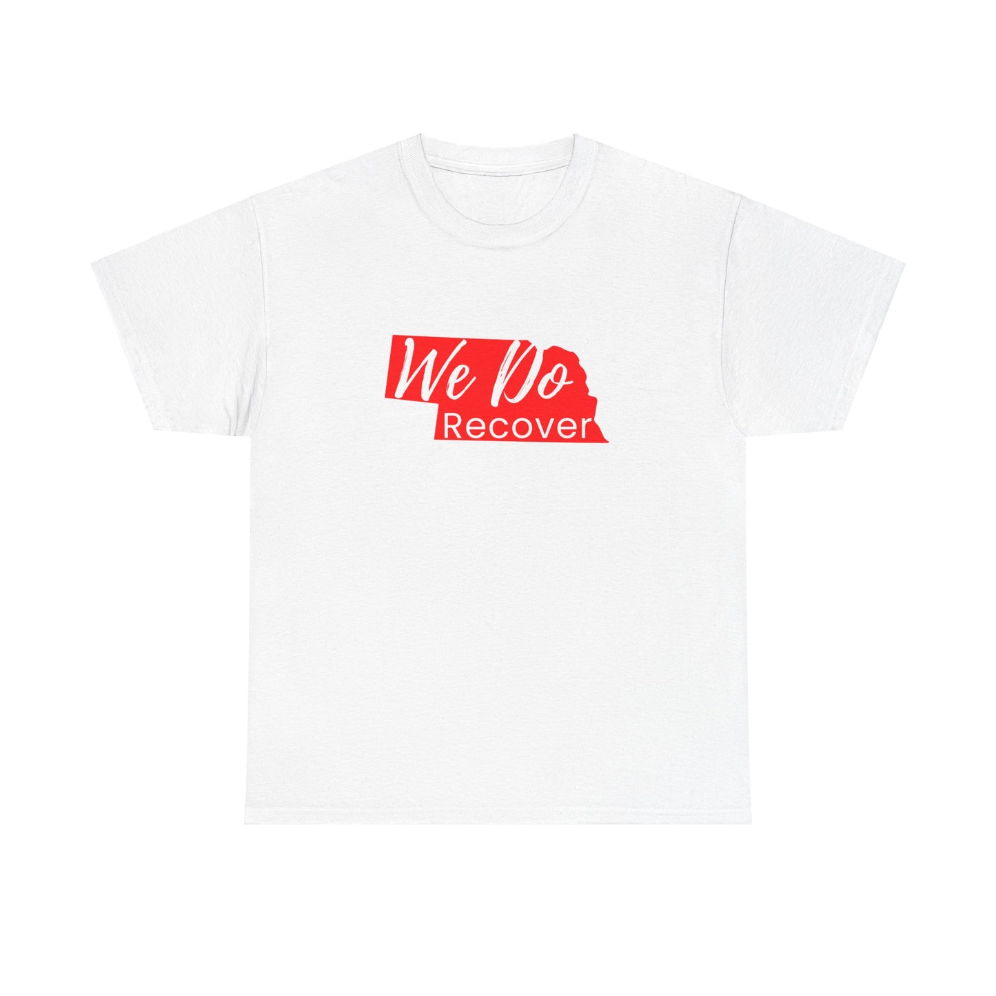 We Do Recover (Nebraska) Unisex Heavy Cotton Tee