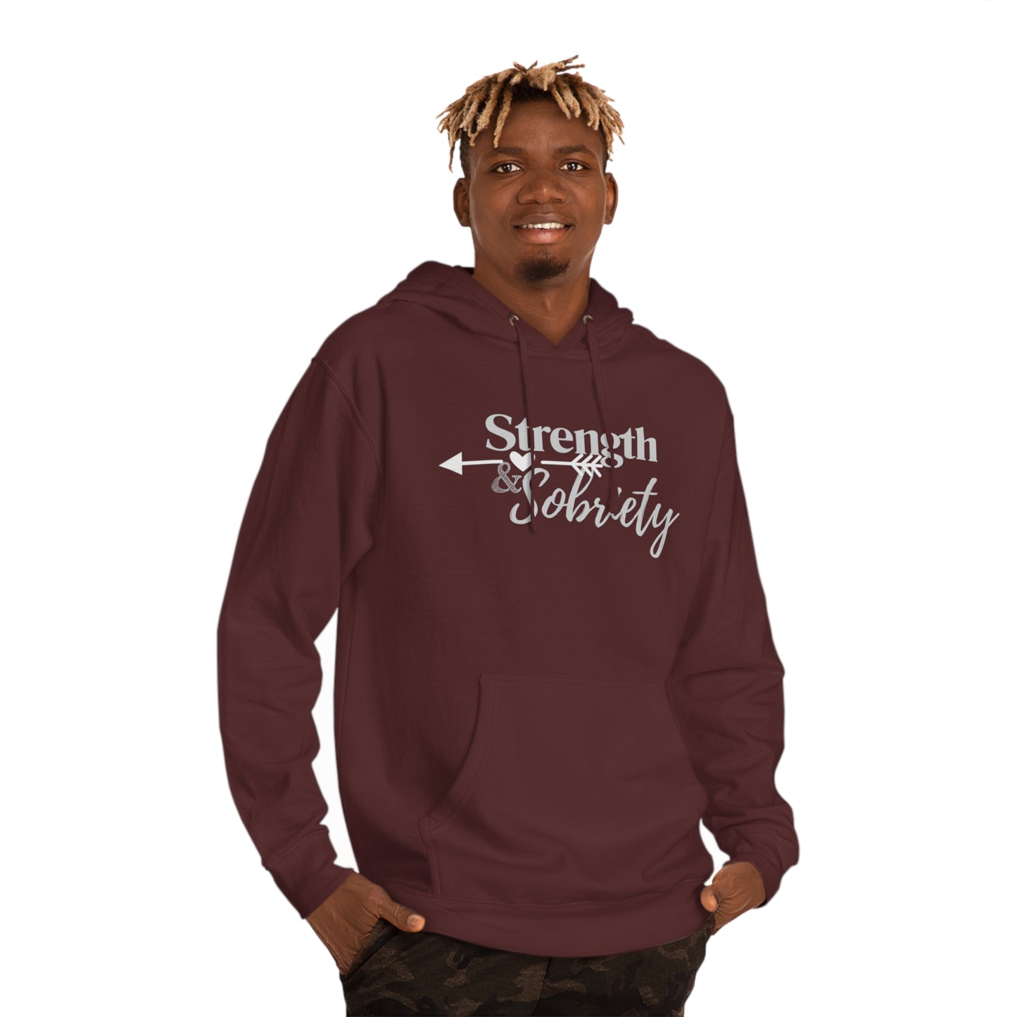 Strength & Sobriety Unisex Hooded Sweatshirt