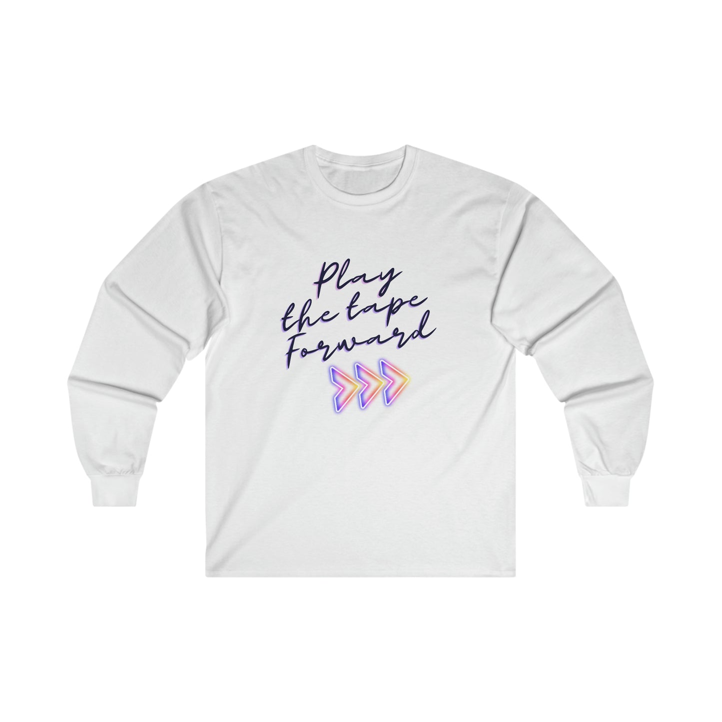 Play the Tape Forward Ultra Cotton Long Sleeve Tee