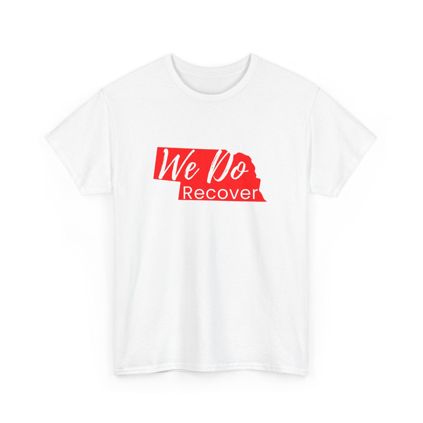 We Do Recover (Nebraska) Unisex Heavy Cotton Tee