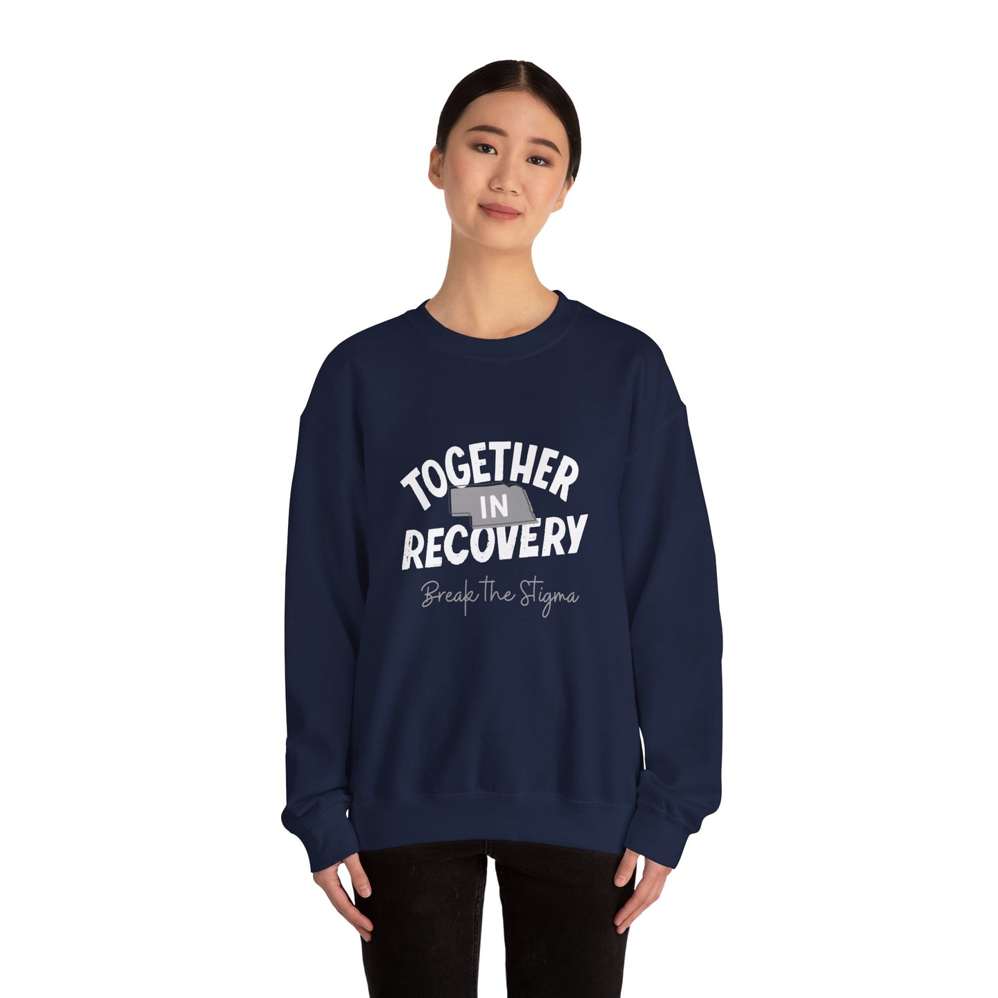 Together in Recovery (Nebraska) Unisex Heavy Blend™ Crewneck Sweatshirt