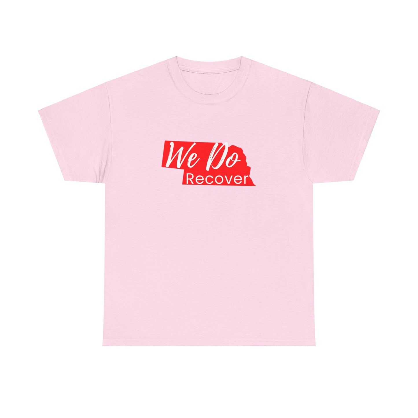 We Do Recover (Nebraska) Unisex Heavy Cotton Tee