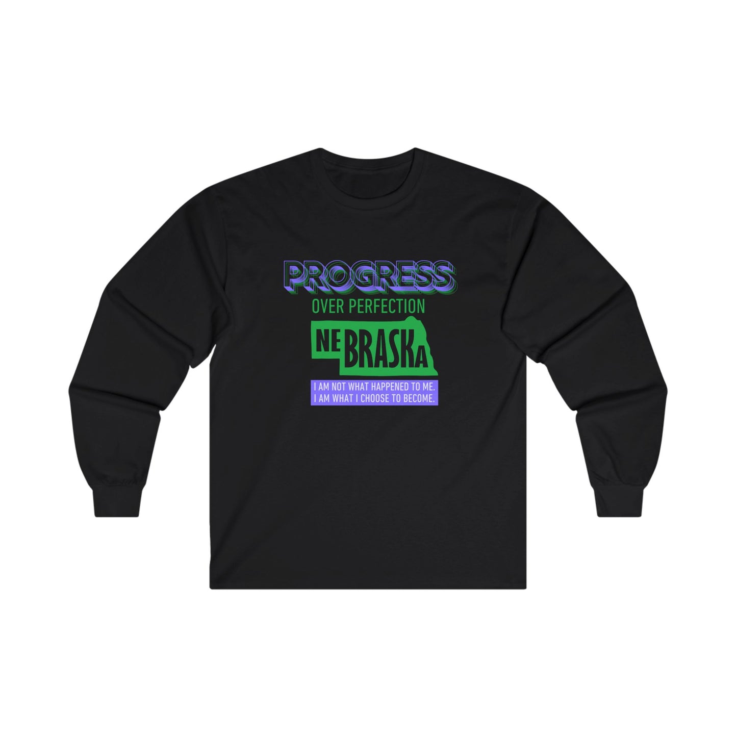 Progress Over Perfection (NE) Unisex Ultra Cotton Long Sleeve Tee