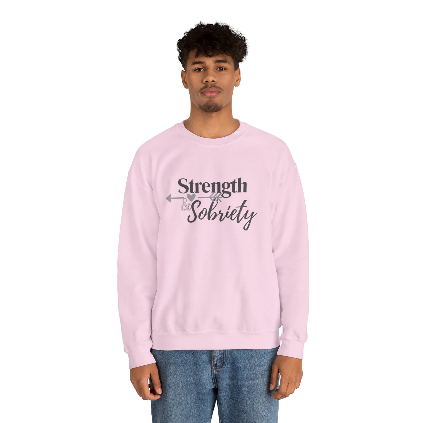 Strength & Sobriety Unisex Heavy Blend™ Crewneck Sweatshirt